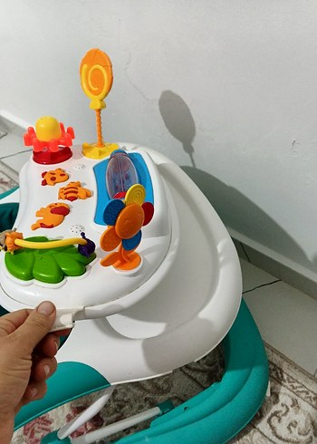 Renkli Turkuaz Bebek Yürüteci - Görsel 3
