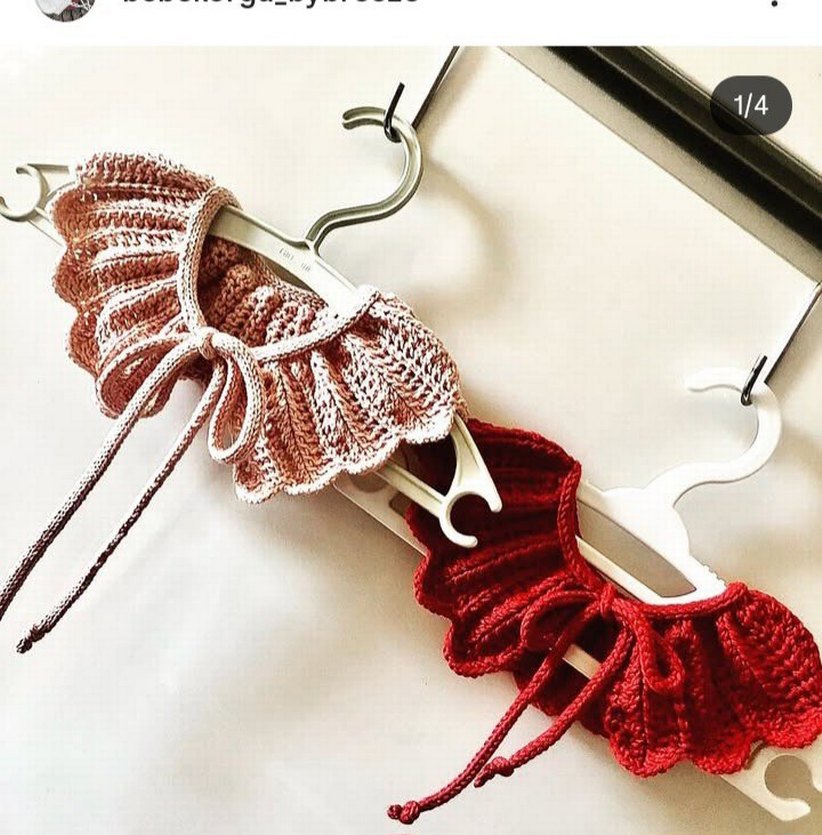 Pembe Örgü Bebek yaka - Görsel 2