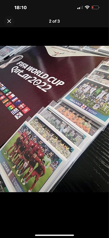 2020 katar world cup panini sıfır yapışmamış albüm