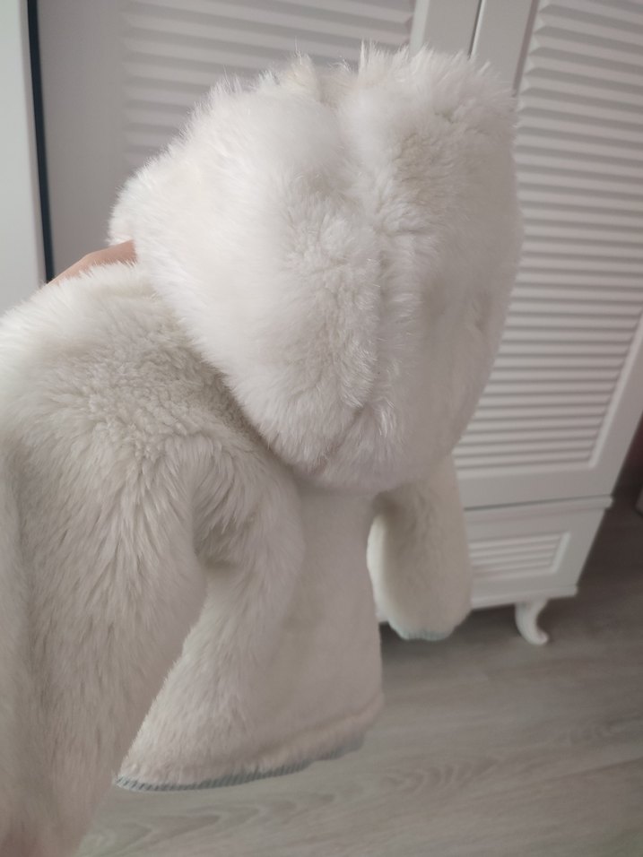 Beyaz Kürklü Erkek Çocuk Kabanı - Görsel 4