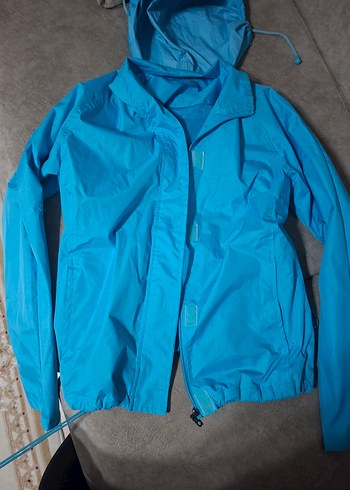 Mavi Kapüşonlu Rüzgarlık - Görsel 3