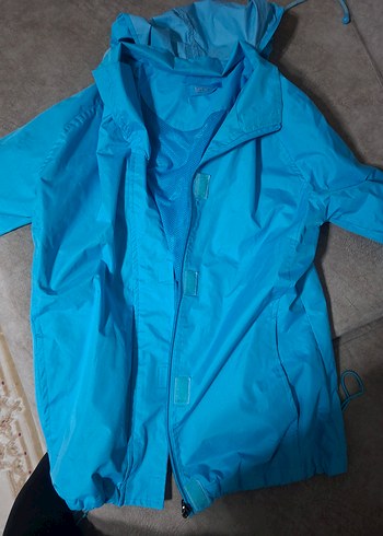 Mavi Kapüşonlu Rüzgarlık - Görsel 5