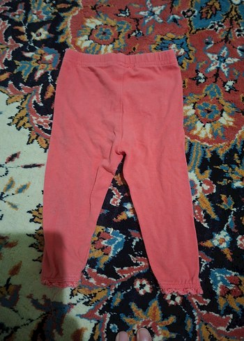 Pembe Pamuklu Kız Çocuk Rahat Tayt - Görsel 2