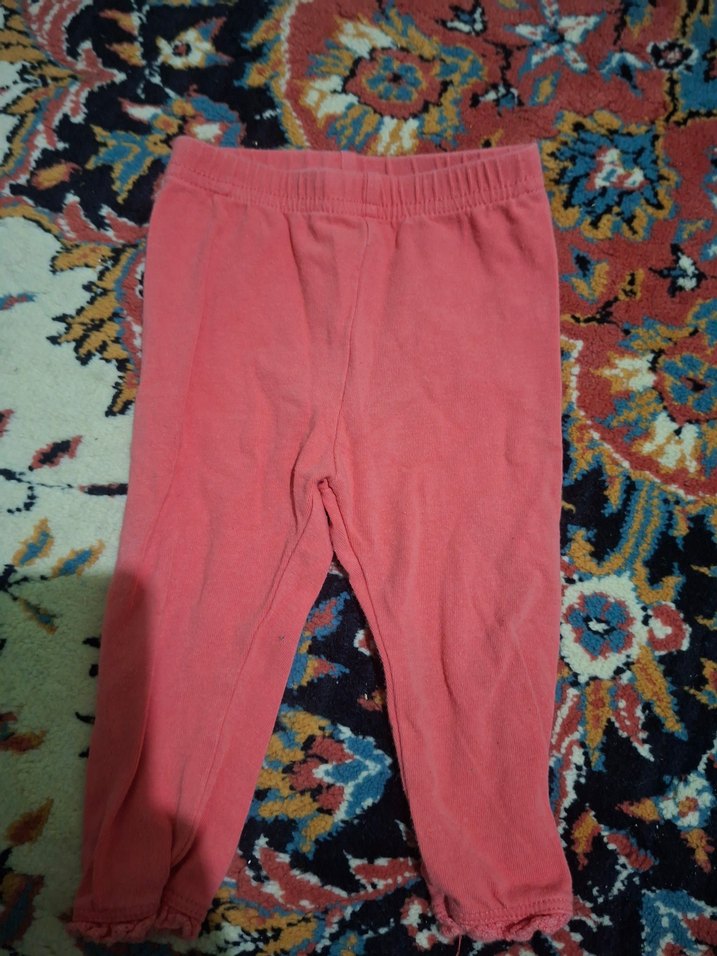 Pembe Pamuklu Kız Çocuk Rahat Tayt - Görsel 4