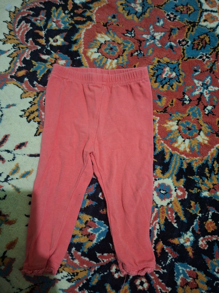 Pembe Pamuklu Kız Çocuk Rahat Tayt - Görsel 3