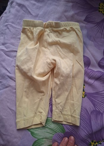 Kız Çocuk Baskılı Düğmeli Tayt - Görsel 5