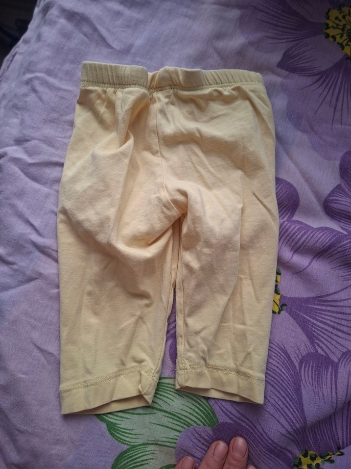 Kız Çocuk Baskılı Düğmeli Tayt - Görsel 5