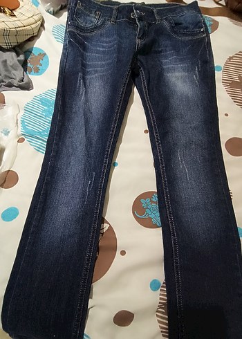 Koyu Mavi Regular Fit Kadın Pantolon