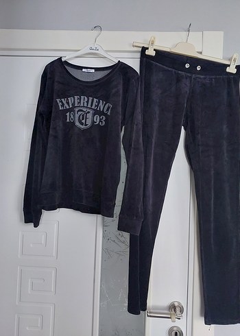 Siyah Kadın Spor Takım, Rahat Kesim, Uzun Kollu - Görsel 3