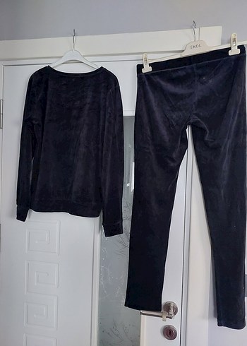 Siyah Kadın Spor Takım, Rahat Kesim, Uzun Kollu - Görsel 2