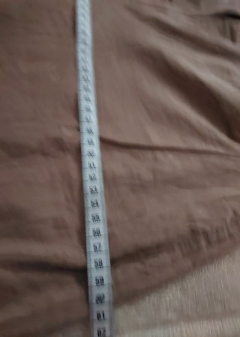 Bej Süet Salaş Kadın Pantolon - Görsel 5