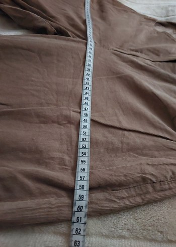 Bej Süet Salaş Kadın Pantolon - Görsel 4