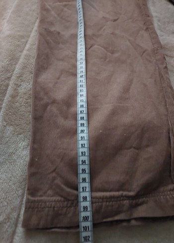 Bej Süet Salaş Kadın Pantolon - Görsel 3