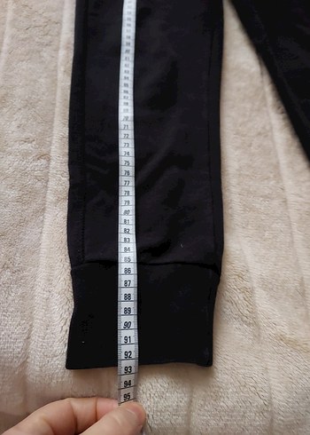 Siyah Beli Kemerli Kadın Eşofman Altı - Görsel 8