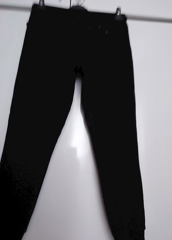 Siyah Beli Kemerli Kadın Eşofman Altı - Görsel 3