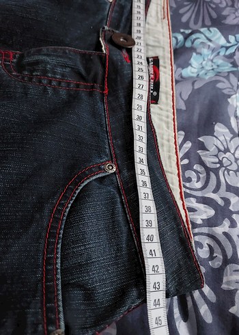 Lacivert Midi Hamile Kot Etek - Görsel 6