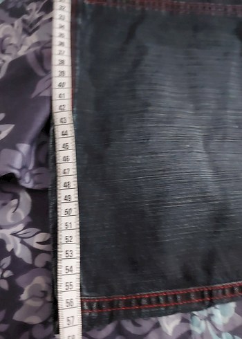 Lacivert Midi Hamile Kot Etek - Görsel 8