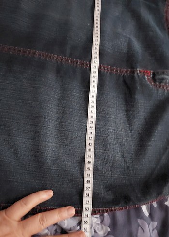 Lacivert Midi Hamile Kot Etek - Görsel 7