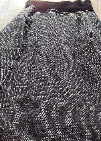 Kolları yakası kürklü Kaban  - Görsel 8