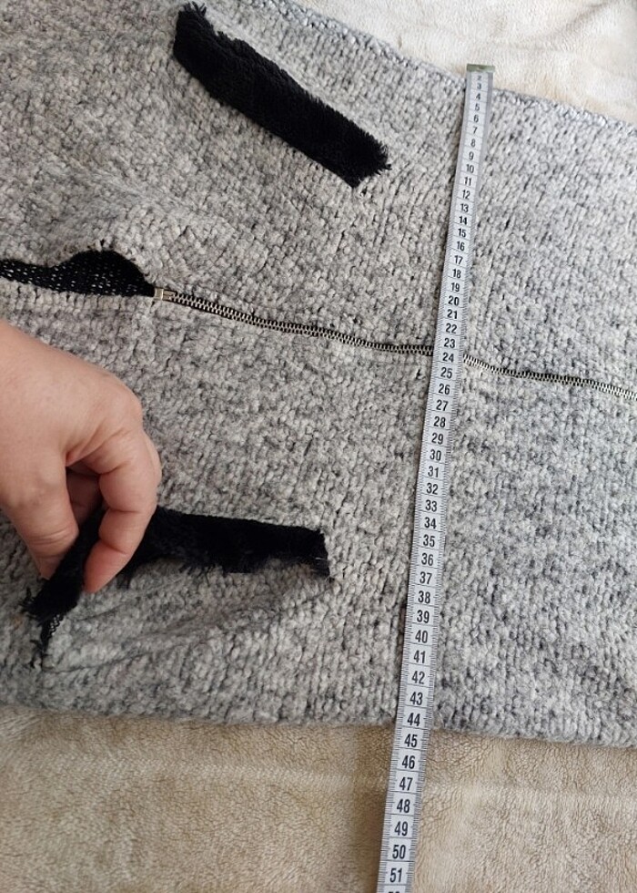 Kolları yakası kürklü Kaban  - Görsel 3