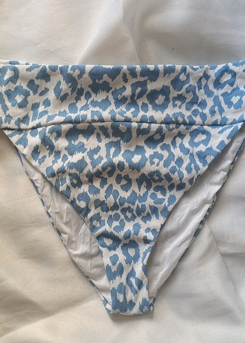 Mavi Yılan Desenli Kadın Bikini Altı