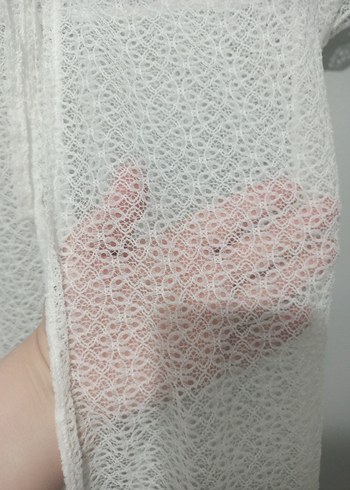 Beyaz Bohem Uzun pareo - Görsel 6