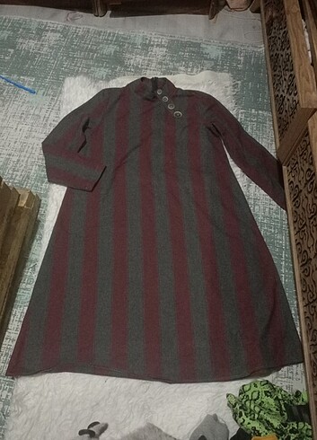 m Beden bordo Renk A kesim çizgili gömlek Pamuk yeri çok güzel göründüğü gibidir k