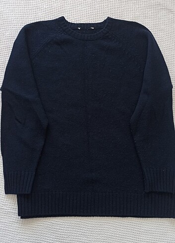 LACİVERT ŞIK OVERSIZE KAZAK