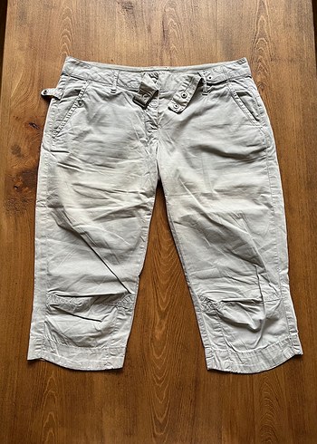 Vintage polo garage kemerli kapri şort/pantolon - Görsel 2