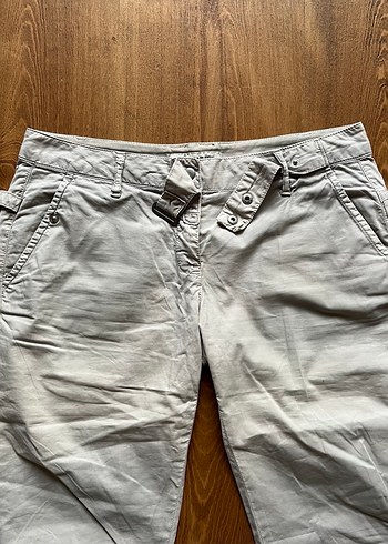 Vintage polo garage kemerli kapri şort/pantolon - Görsel 3