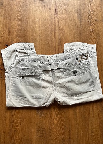 Vintage polo garage kemerli kapri şort/pantolon - Görsel 8