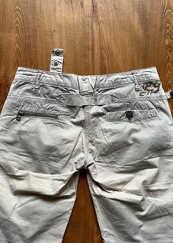 Vintage polo garage kemerli kapri şort/pantolon - Görsel 4