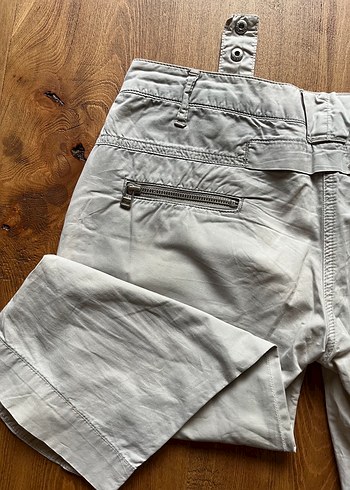 Vintage polo garage kemerli kapri şort/pantolon - Görsel 6