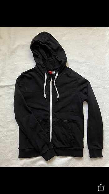 Vintage siyah kapüşonlu sweatshirt hoodie