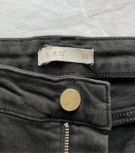 xs Beden Y2K skinny jeans yırtık OXXO