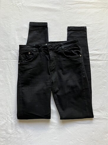 Y2K vintage siyah pantolon/jean