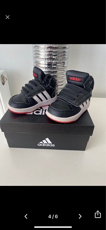 20 Beden siyah Renk Adidas bebek ayakkabı