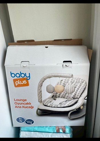 Baby Plus Lounge Oyuncaklı Ana Kucağı Gri