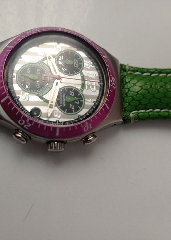 Beden yeşil Renk Swatch orjinal James Bond unisex saat