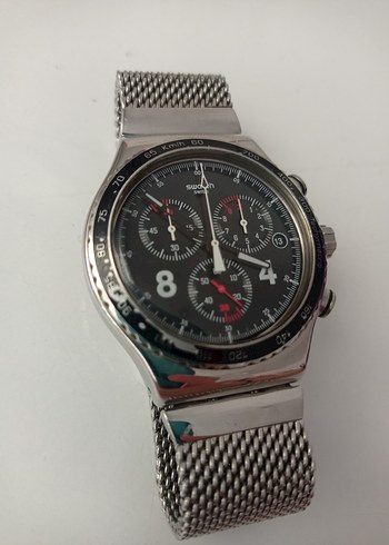 Beden siyah Renk Swatch orjinal erkek saat büyük kasa