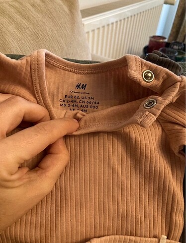H&M 2 adet H&M bebek takım