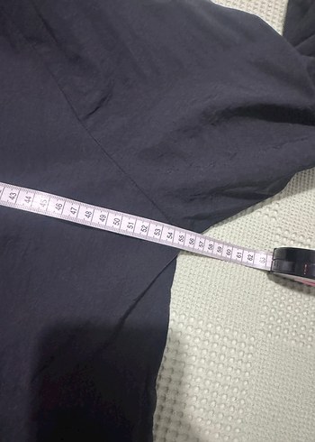 44 Beden siyah Renk Siyah Düğmeli Uzun Kadın Trençkot