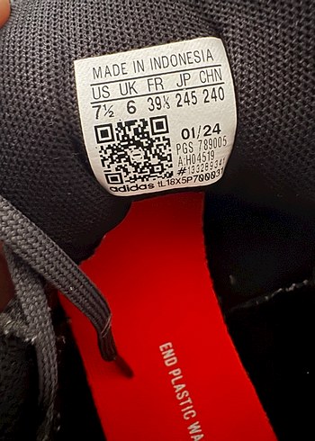 adidas Run Falcon 2.0 Gri Kadın Spor Ayakkabı - Görsel 9