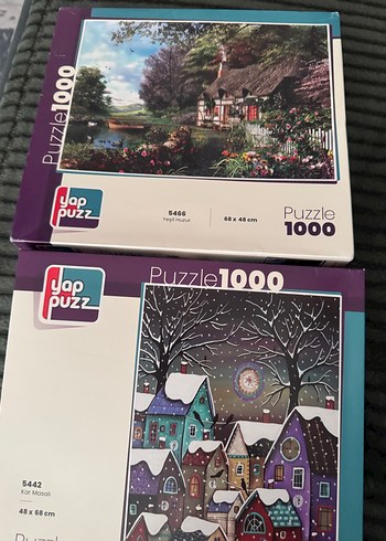 1000 Parça Renkli Yapboz Seti - Görsel 2