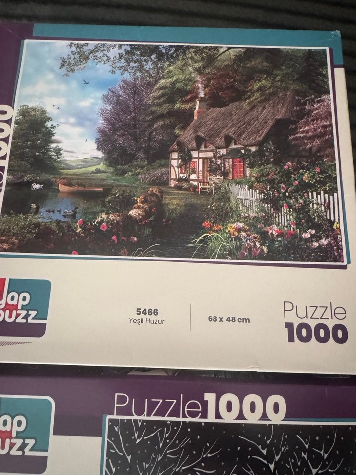 1000 Parça Renkli Yapboz Seti - Görsel 4