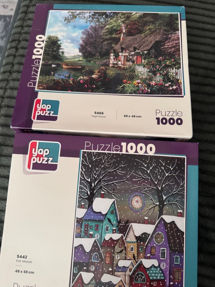 1000 Parça Renkli Yapboz Seti - Görsel 2