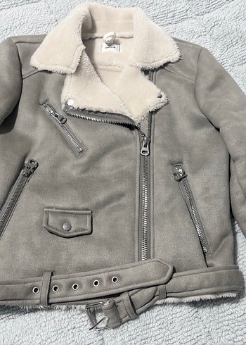 Kadın kız çocuk kürlü kaban - Görsel 7