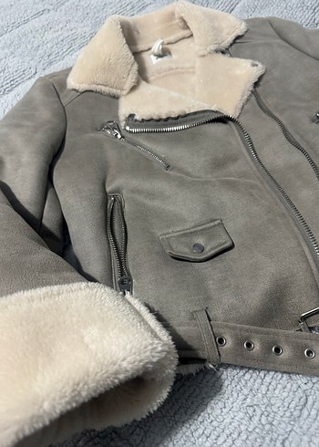 Kadın kız çocuk kürlü kaban - Görsel 4