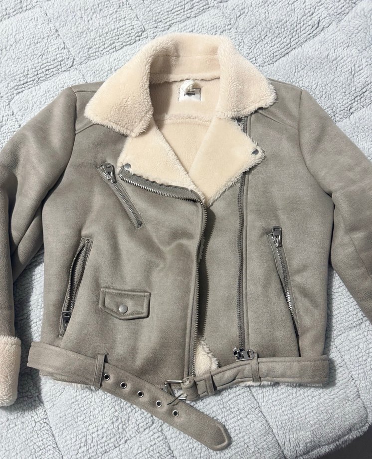 Kadın kız çocuk kürlü kaban - Görsel 3