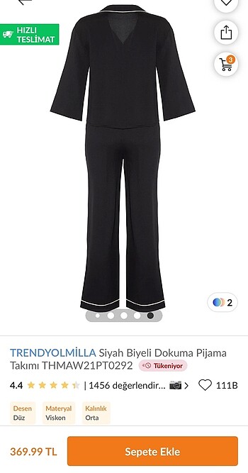 46 Beden Kadın pijama takımı